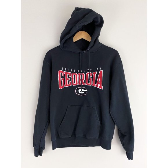 Champion Other - University of Georgia Black Hooded Sweatshirt Champion Medium